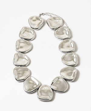 Silver statement Necklace