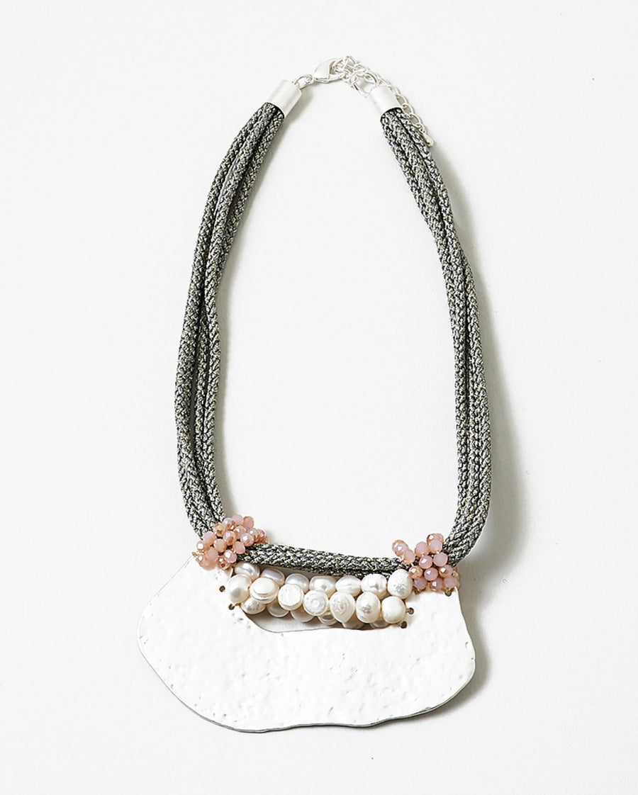Pewter Statement Necklace